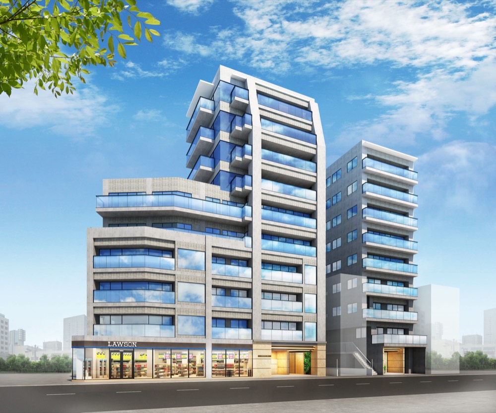 マンションの3DCGパース